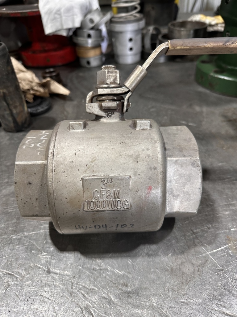 [HV-04-101] Valve, Ball Stauff 2BVM20481144C/LD 3" Stainless Steel Body