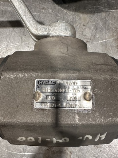 [HV-04-104] Valve, Ball Hydac 1 1/2" Threaded x 5000#